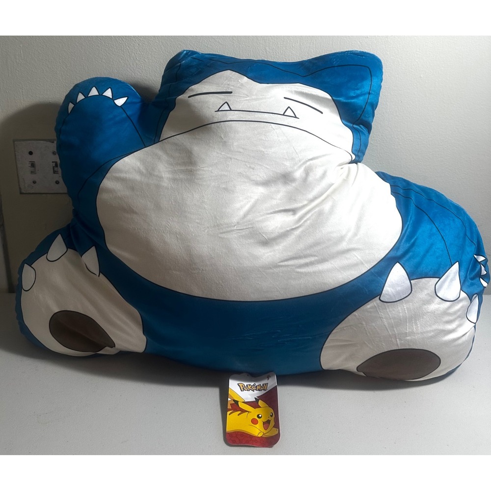 Pokemon Snorlax Jumbo Body Pillow Franco Plush Cushion Gaming Room Decor NWT